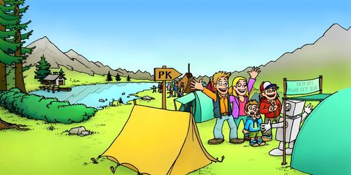 Cover der Hörgeschichte De Beni im Zältlager II (Landstriicher Teil III)