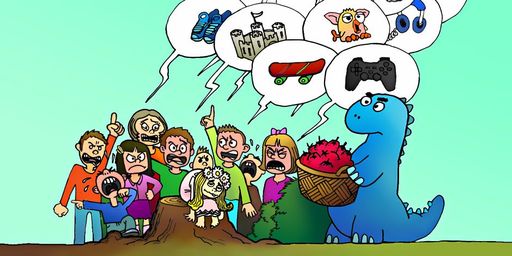 Cover der Hörgeschichte D'Gschänkli-Fee und de Dino